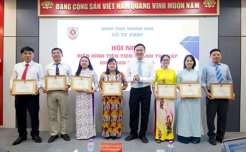 Khánh Hòa tổ chức Hội nghị điển hình tiên tiến ngành Tư pháp giai đoạn 2020 - 2025